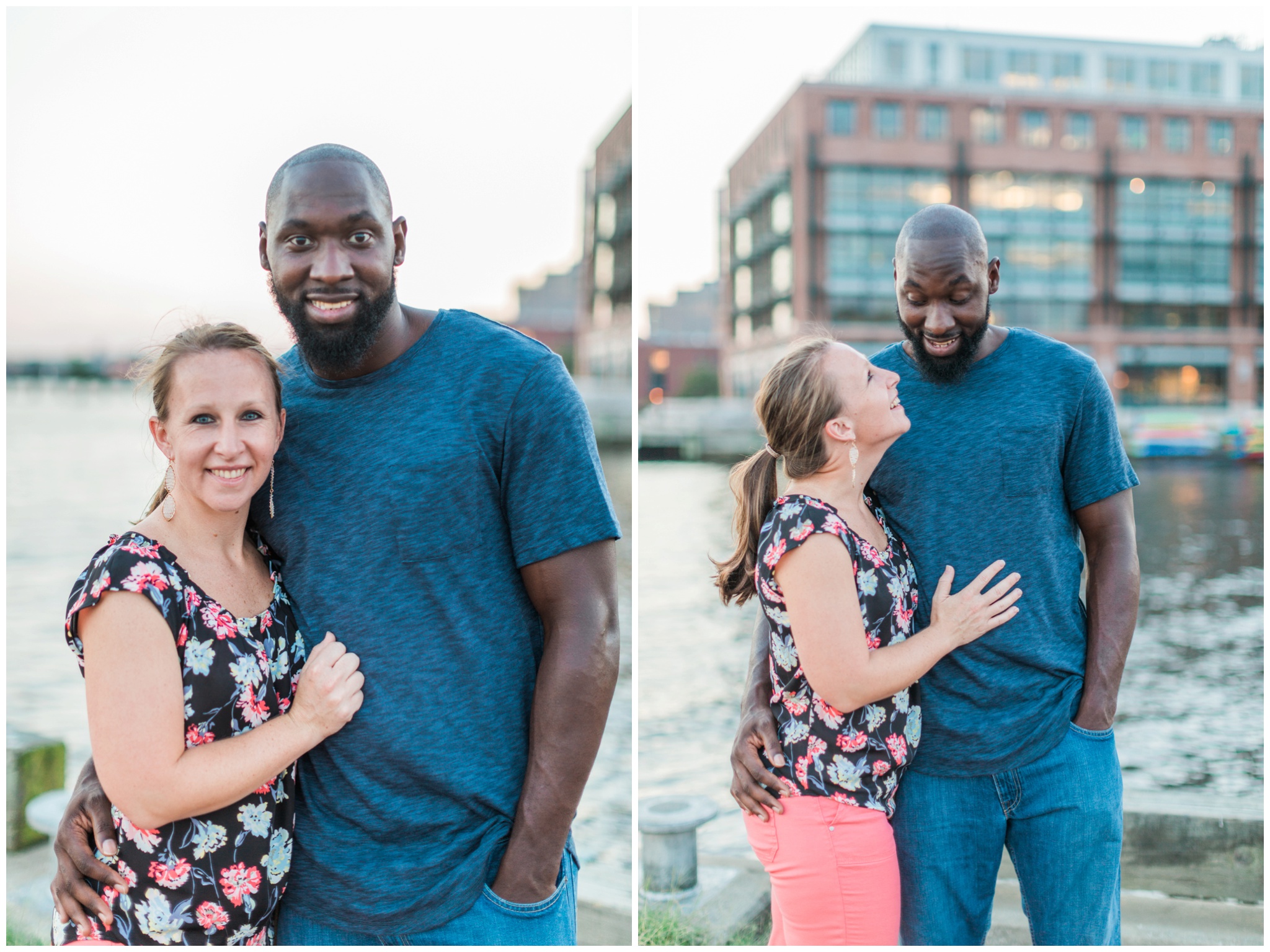Fell's Point Maryland Engagement Photography