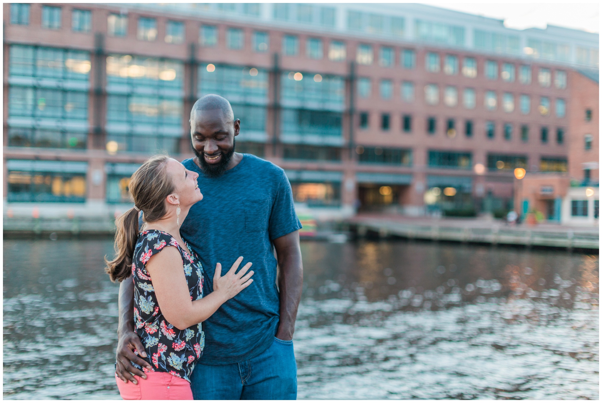 Fell's Point Maryland Engagement Photography