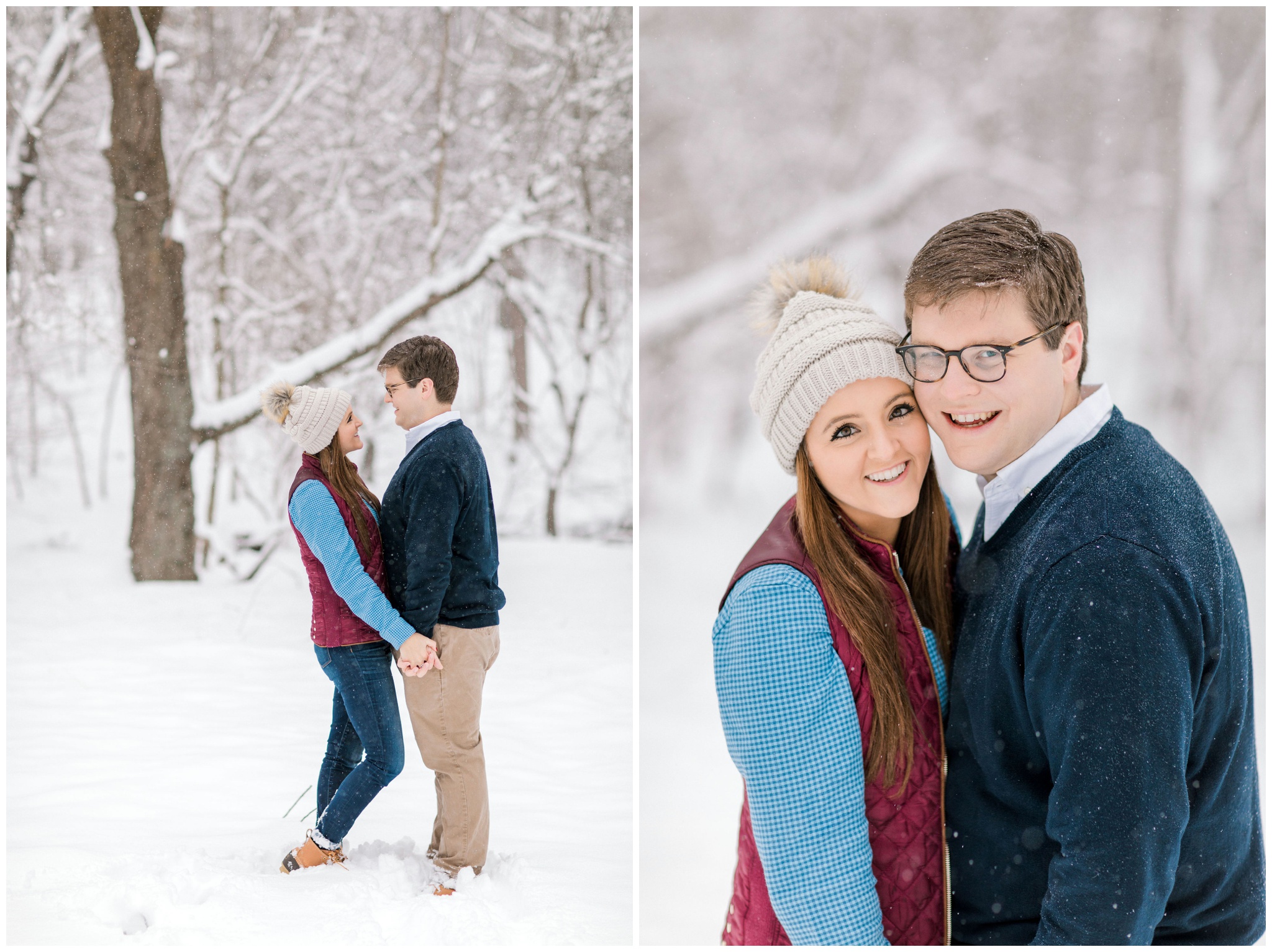 snowy engagement session, maryland engagement session, maryland engagement photographer, maryland engagement photos